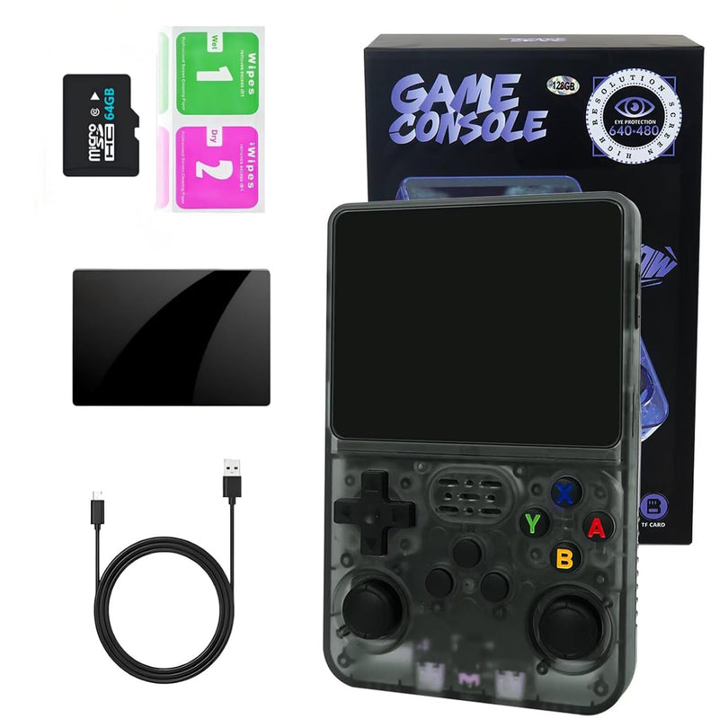 Handheld Game Console Emulator 3.5" Color Screen Linux System 64G TF Card 15000 Classic Games