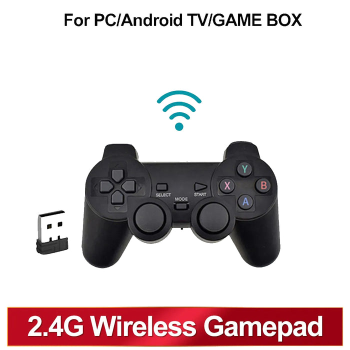 2.4Ghz Wireless No Delay USB Joystick Gamepad Controller For PC Android TV BOX GAME BOX and Others