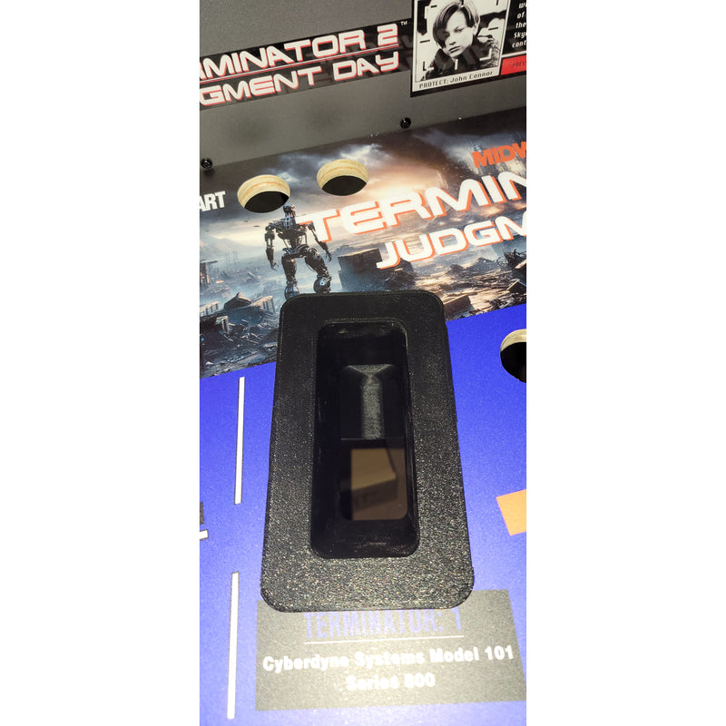 Dedicated Gun Panel Terminator 2 Cyber City Replacement CPO Control Deck for Arcade1Up