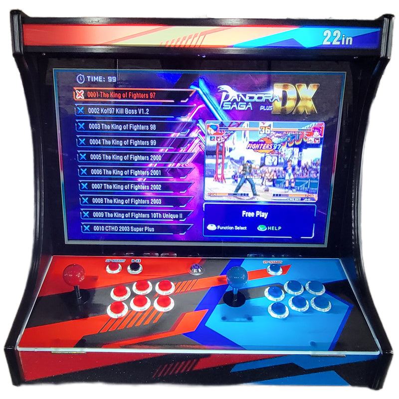 22" LCD Pandoras Box Bartop 23000 Games 64G Arcade Fully Assembled
