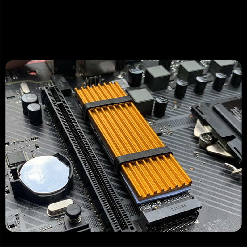 70x22x6MM M.2 SSD Hard disk Heat Sink With Thermal Pad