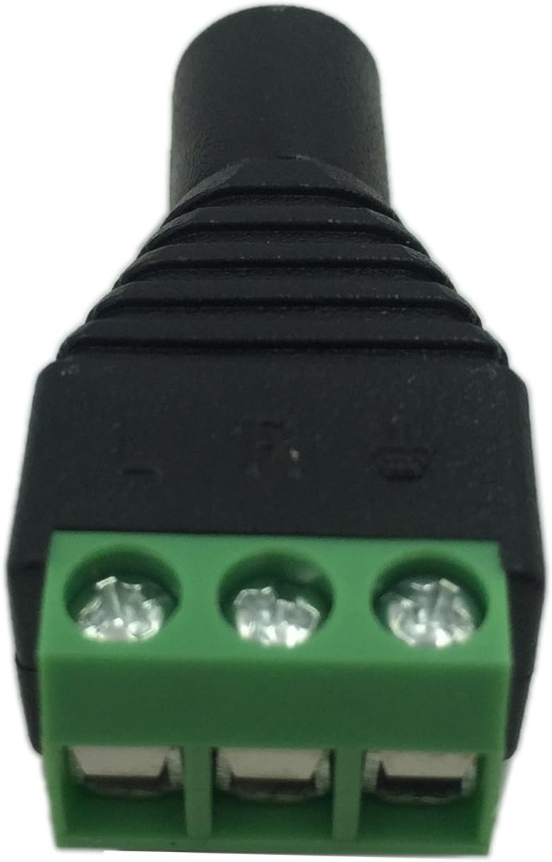 1 Piece - 3.5mm Stereo Audio Video Female to 3 Screw Terminal Female Headphone Balum Converter Adapter