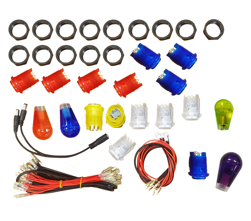 LED Control Deck Upgrade Kit Compatible With Wrestlefest 4 Player Arcade1up BasicFun