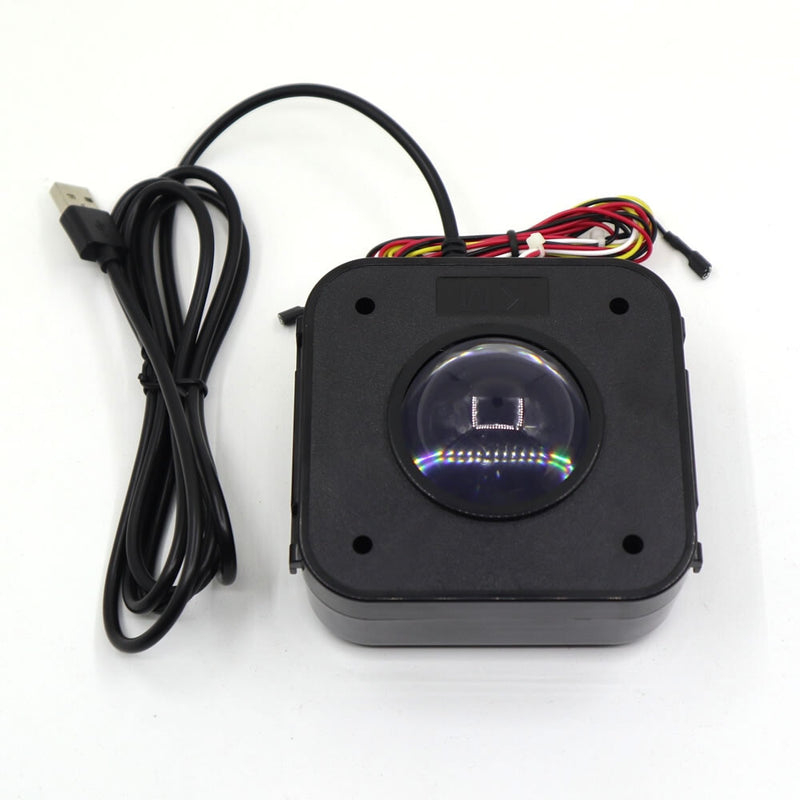 2.25 Inch LED Arcade Game Trackball USB Connection Compatible With PC or Raspberry Pi