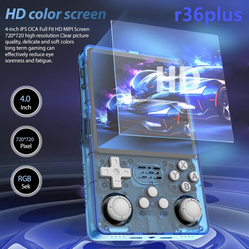 Handheld Game Console Emulator 4.0" Color Screen Linux System 64G TF Card 5600 Games