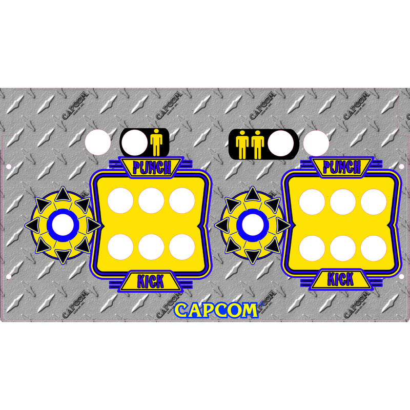 Marvel vs Capcom Deluxe Arcade1Up Fully Assembled Drop In Panel For Pandora or PC