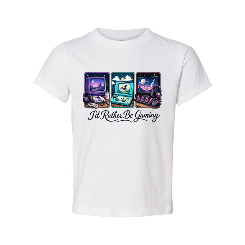I'd Rather Be Gaming Unisex Graphic T-Shirt