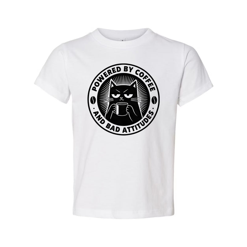 Powered By Coffee And Bad Attitudes Unisex Graphic T-Shirt