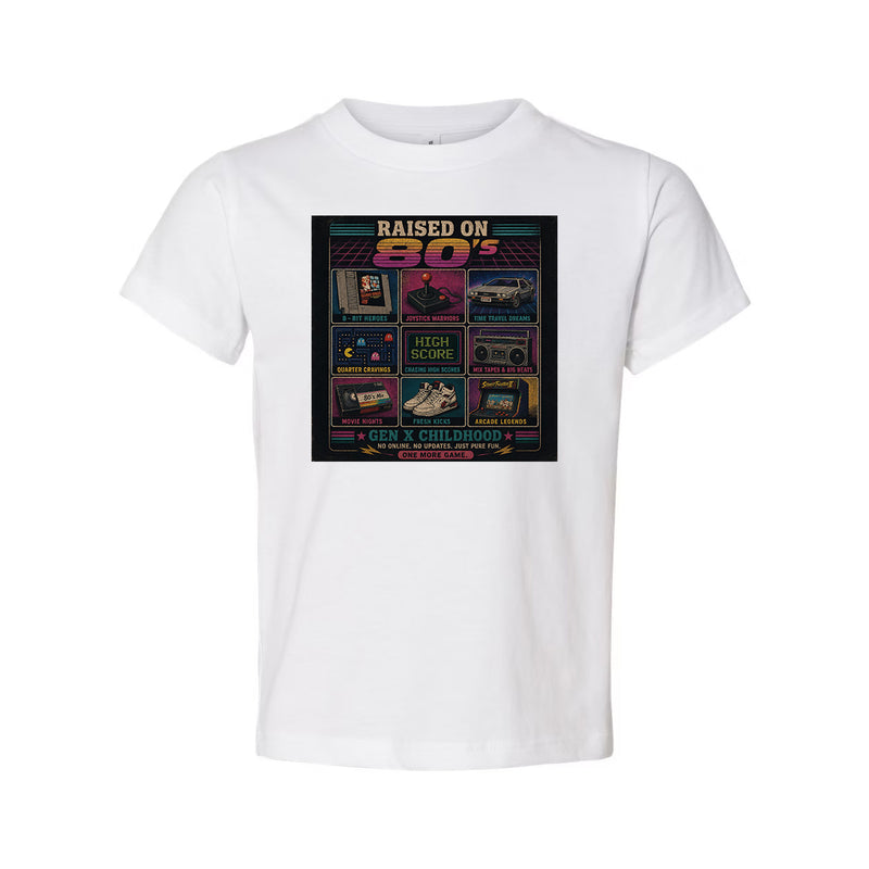 Raised On The 80's Retro Unisex Graphic T-Shirt