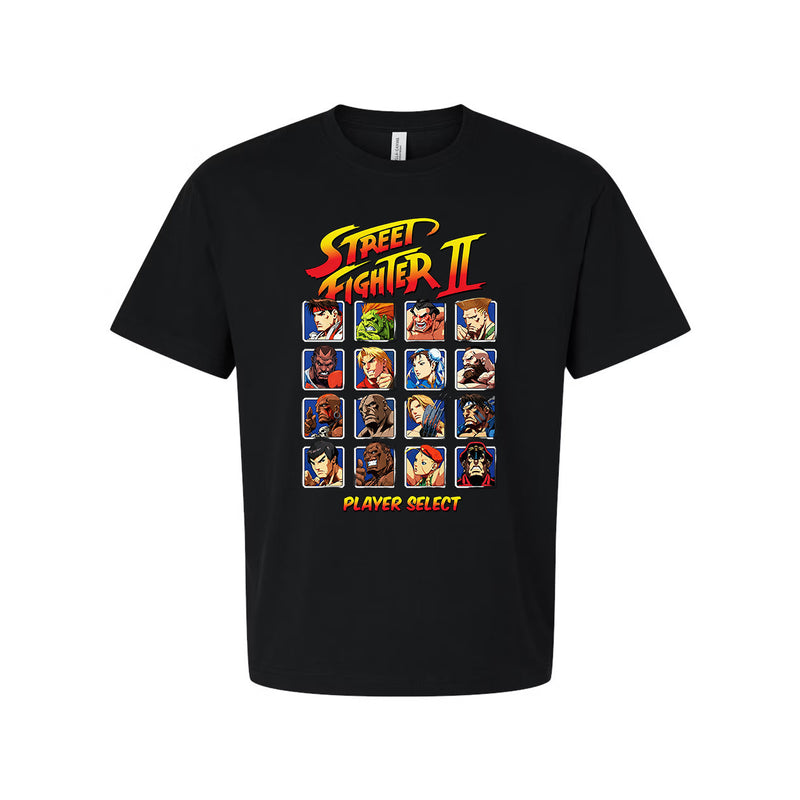Street Fighter 2 Player Select Unisex Graphic T-Shirt