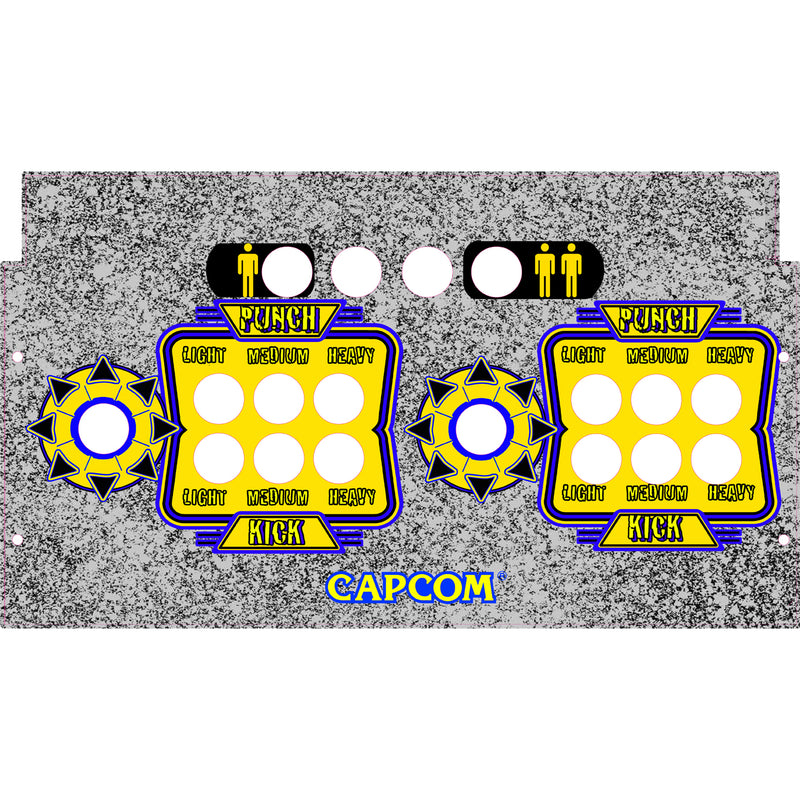 Capcom Legacy Yoga Flame Arcade1Up Fully Assembled Drop In Panel For Pandora or PC