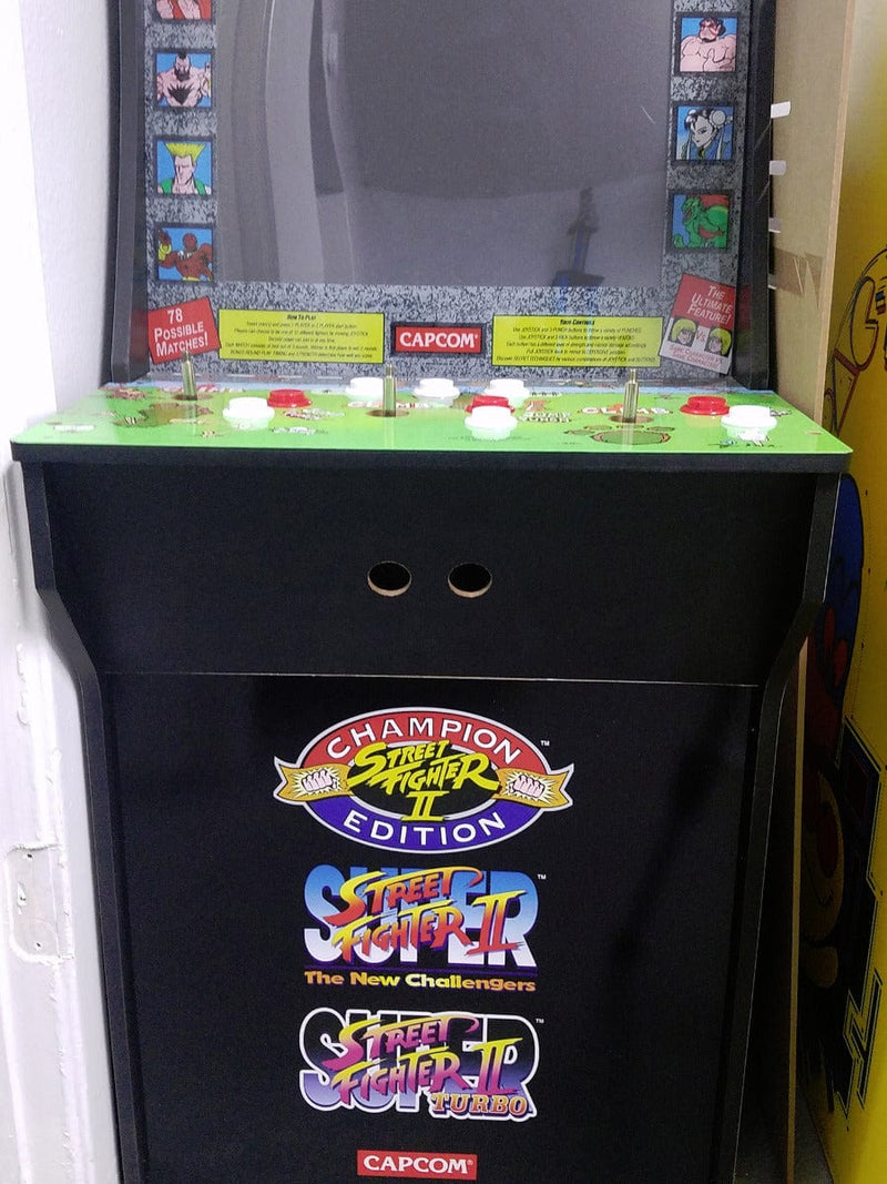 CPO Filler Plate With Two 28mm-30mm Buttons Holes No Speakers Arcade1Up