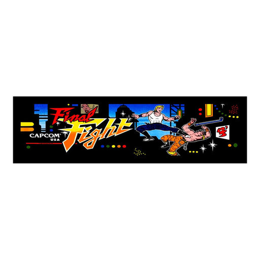 Drop In Final Fight LED Marquee Plug and Play Kit for Arcade1Up Version 2 Arcade1Up