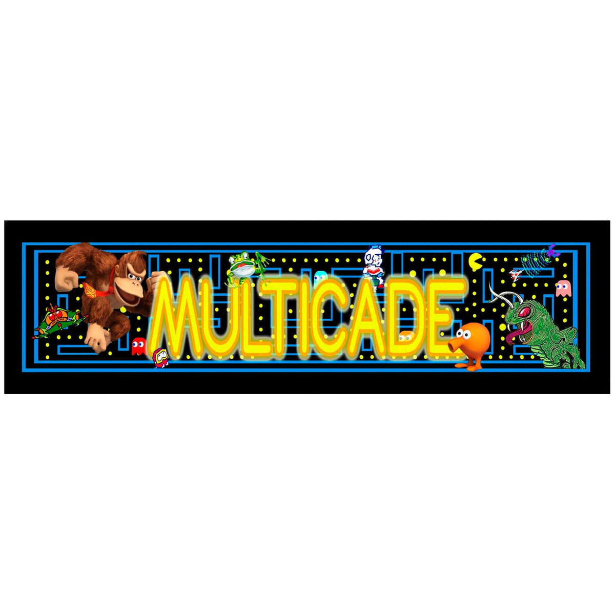 Drop In Multicade LED Marquee Plug and Play Kit for Arcade1Up Version ...