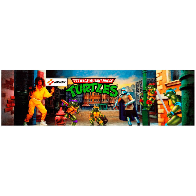 Drop In TMNT Teenage Mutant Ninja Turtles LED Marquee Plug and Play Kit for Arcade1Up Version 2 Arcade1Up