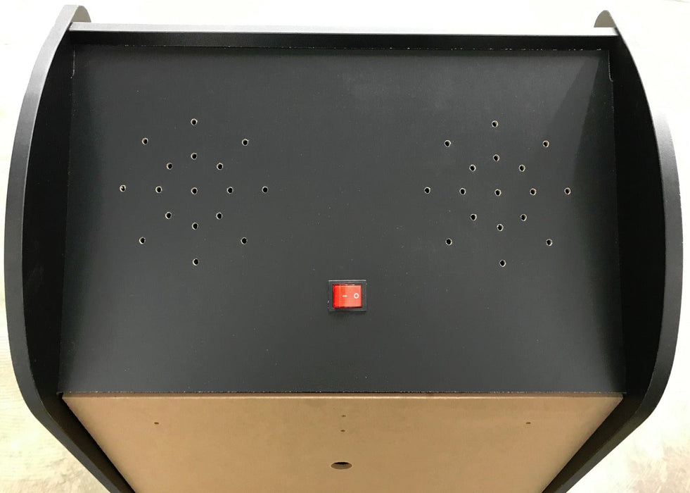 "H" Panel With 4 Inch Speaker Cut Outs & Power Switch Arcade1Up