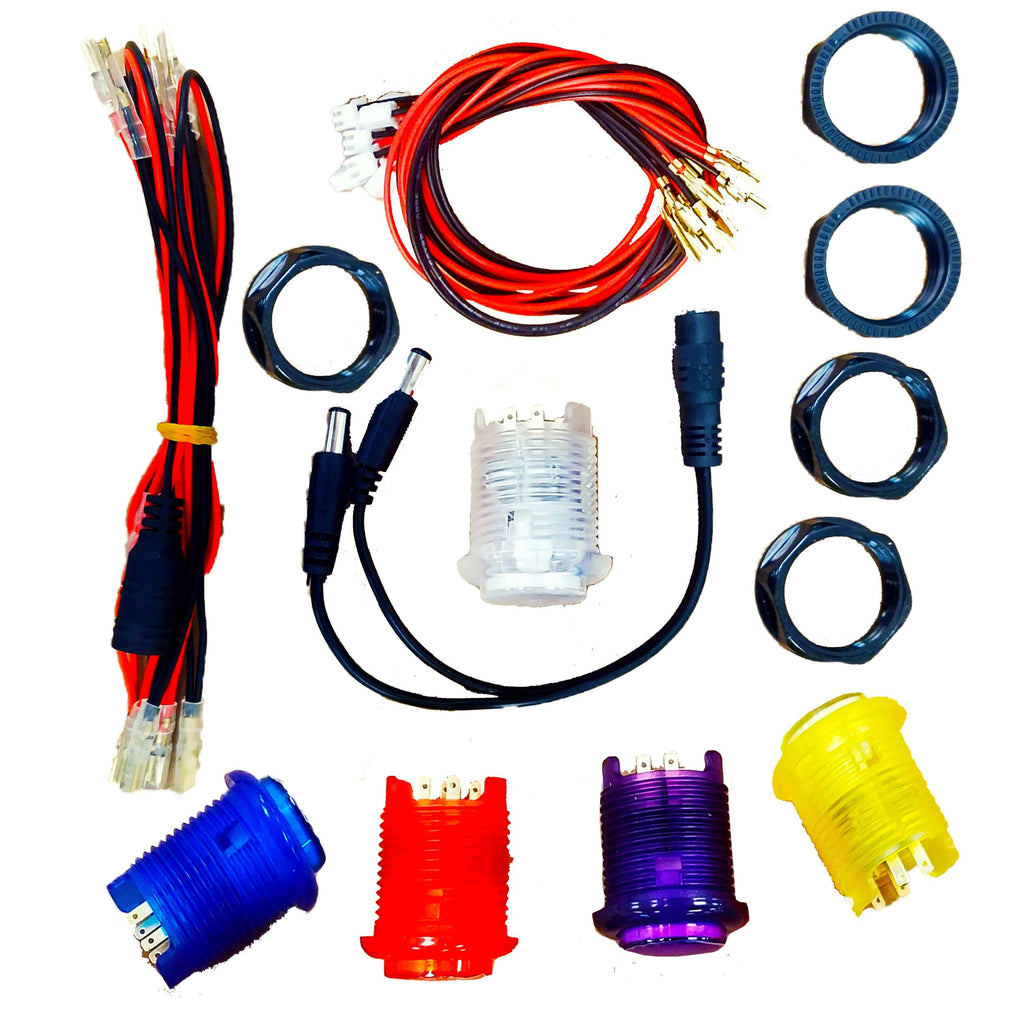 Arcade Parts LED Button Kits — DIY Retro Arcade
