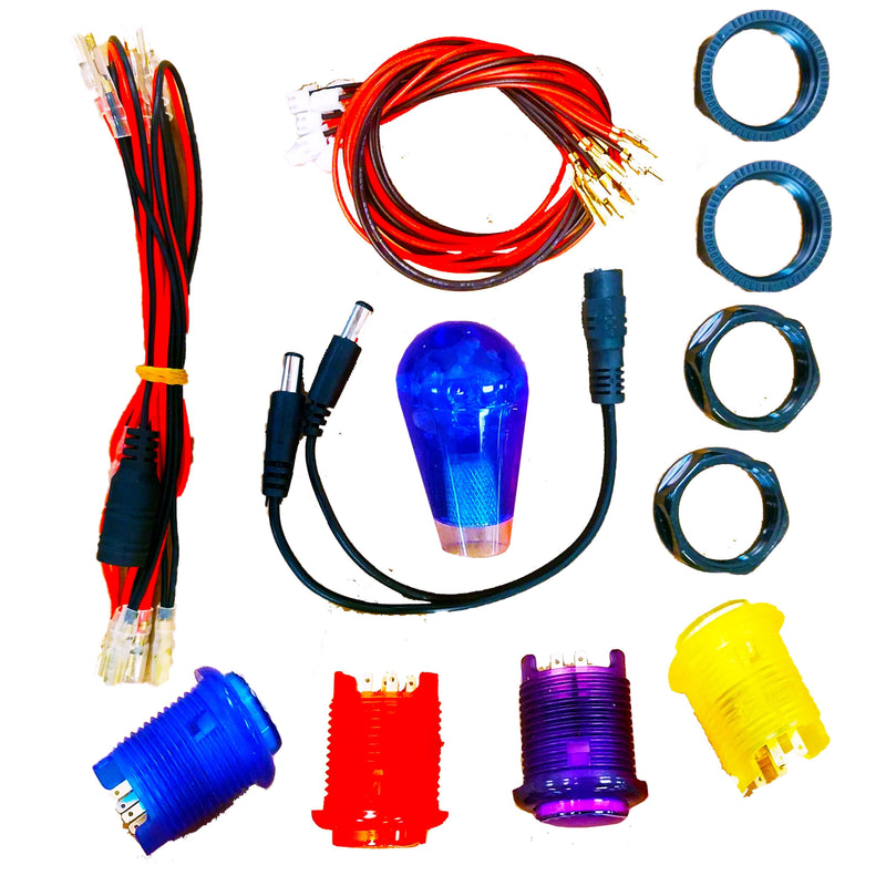 LED Control Deck Upgrade Kit Compatible With Dig Dug Arcade1Up Countercade Arcade1Up