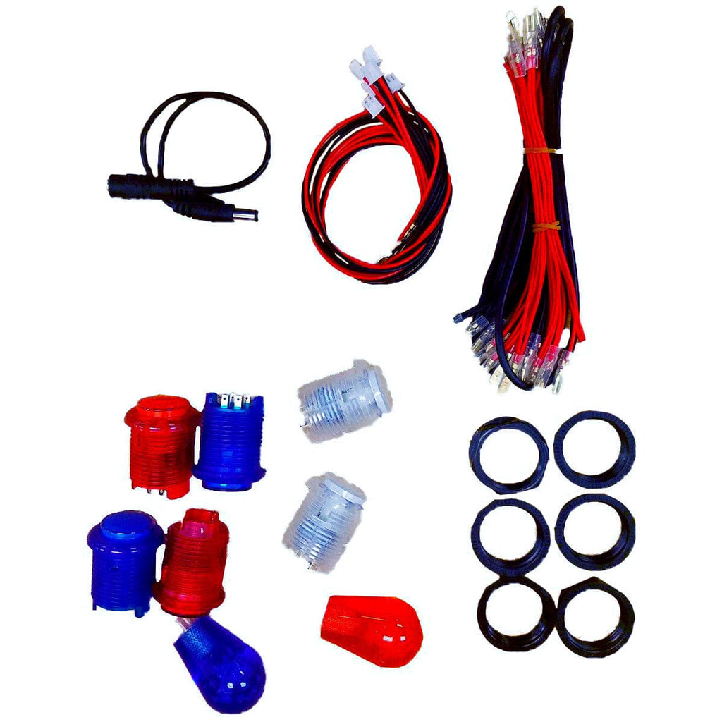 Led Buttons Kit Arcade Parts LED Button Kits — DIY Retro Arcade