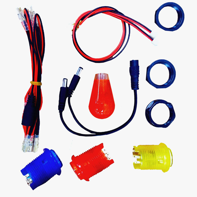 LED Control Deck Upgrade Kit Compatible With Galaga Arcade1Up Countercade Arcade1Up