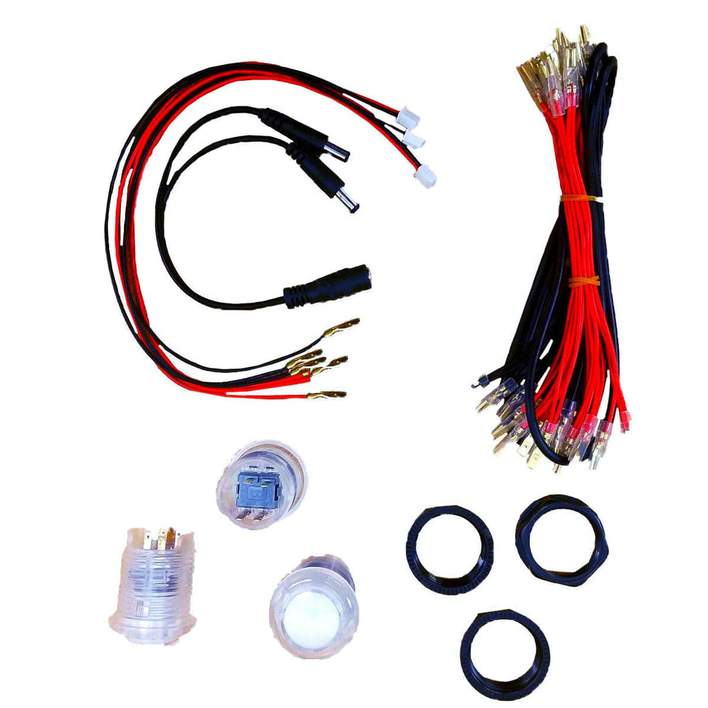 Led Buttons Kit Arcade Parts LED Button Kits — DIY Retro Arcade