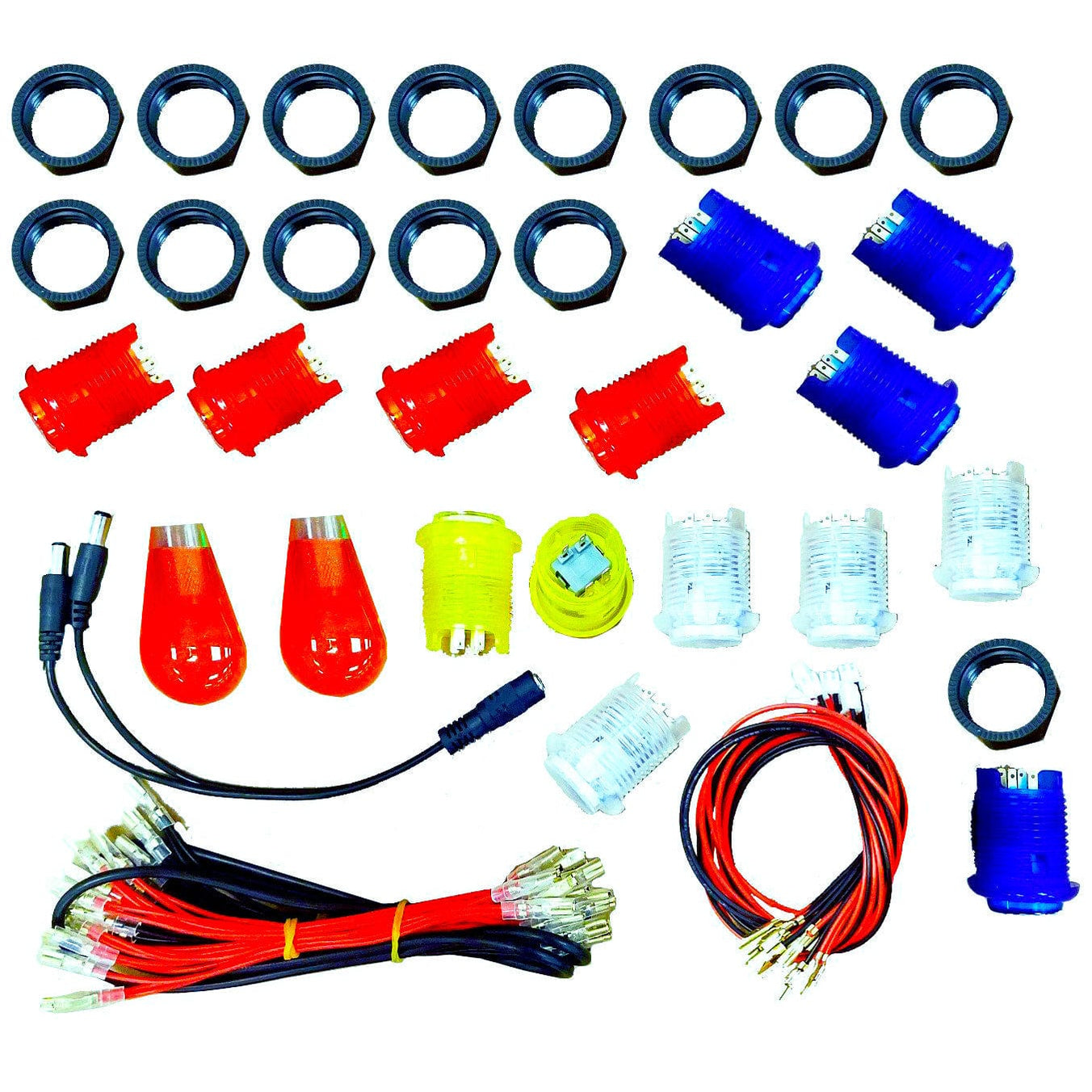 Led Buttons Kit Arcade Parts LED Button Kits — DIY Retro Arcade