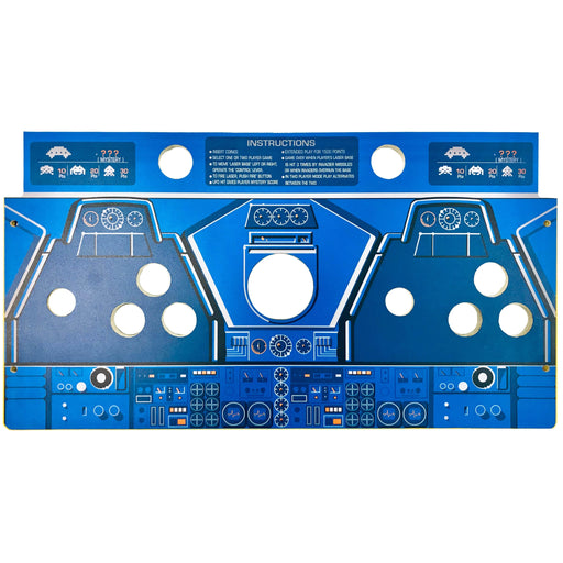 Skinned 2 Player Trackball Space Invaders Replacement CPO Control Deck for Arcade1Up Arcade1Up