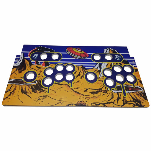 Skinned 6 Button Space Invaders Replacement CPO Control Deck for Arcade1Up Arcade1Up