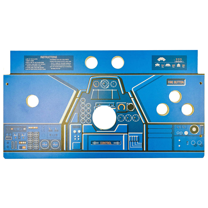 Skinned 60 in 1 Trackball Space Invaders Replacement CPO Control Deck for Arcade1Up Arcade1Up