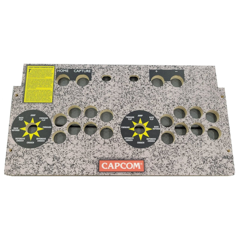 Skinned American Style Street Fighter Replacement CPO Control Deck for Arcade1Up Nintendo Switch Conversion Arcade1Up