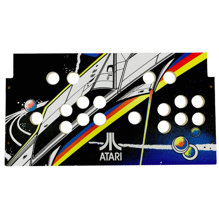 Skinned Asteroids 2 Player 6 Button Replacement Control Deck for Arcade1Up Arcade1Up