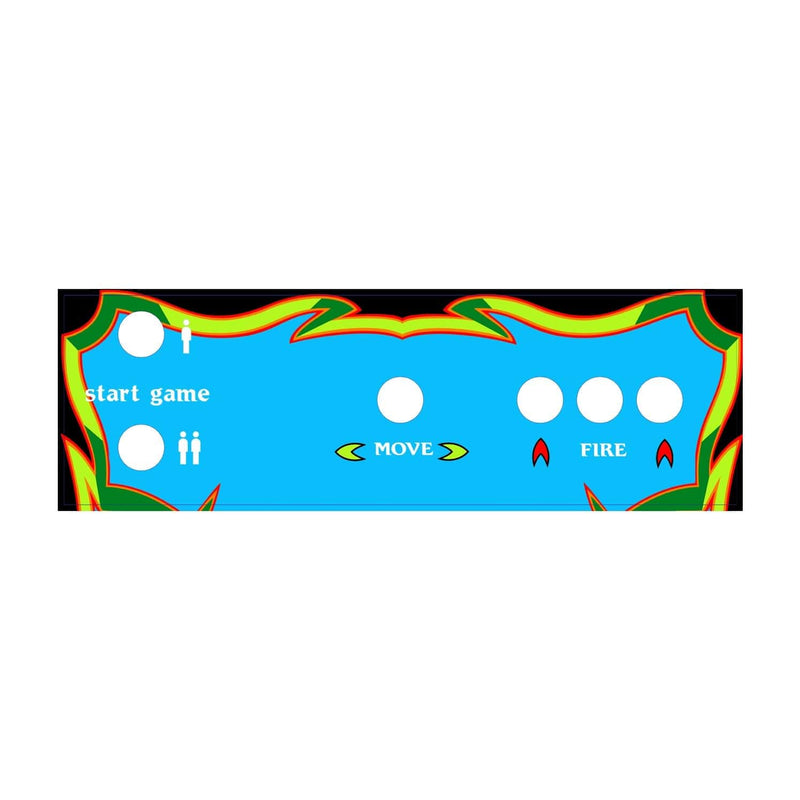 Skinned Galaga 60 in 1 Replacement CPO Control Deck for Arcade1Up PartyCade Arcade1Up