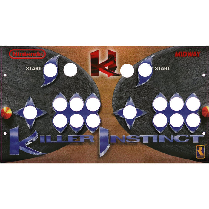 Skinned Killer Instinct Replacement CPO Control Deck for Arcade1Up Legacy Arcade1Up
