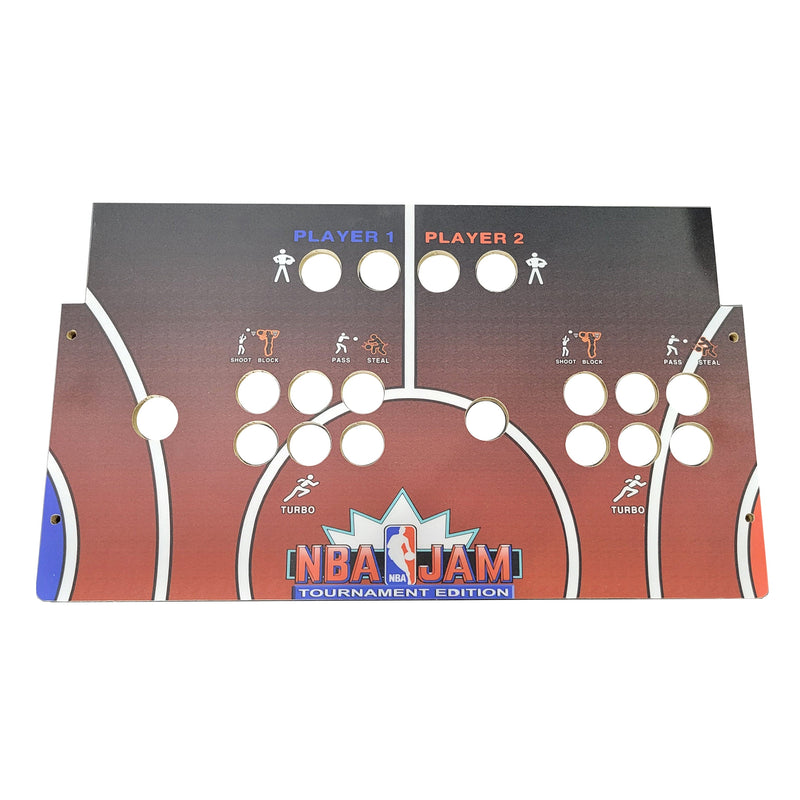 Skinned NBA Jam Replacement Control Deck for Arcade1Up Arcade1Up