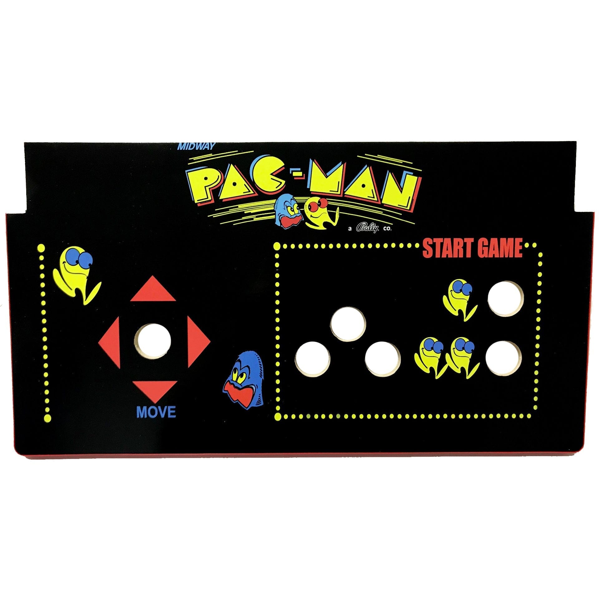 Skinned Pac Man Replacement 60 In 1 Control Deck for Arcade1Up