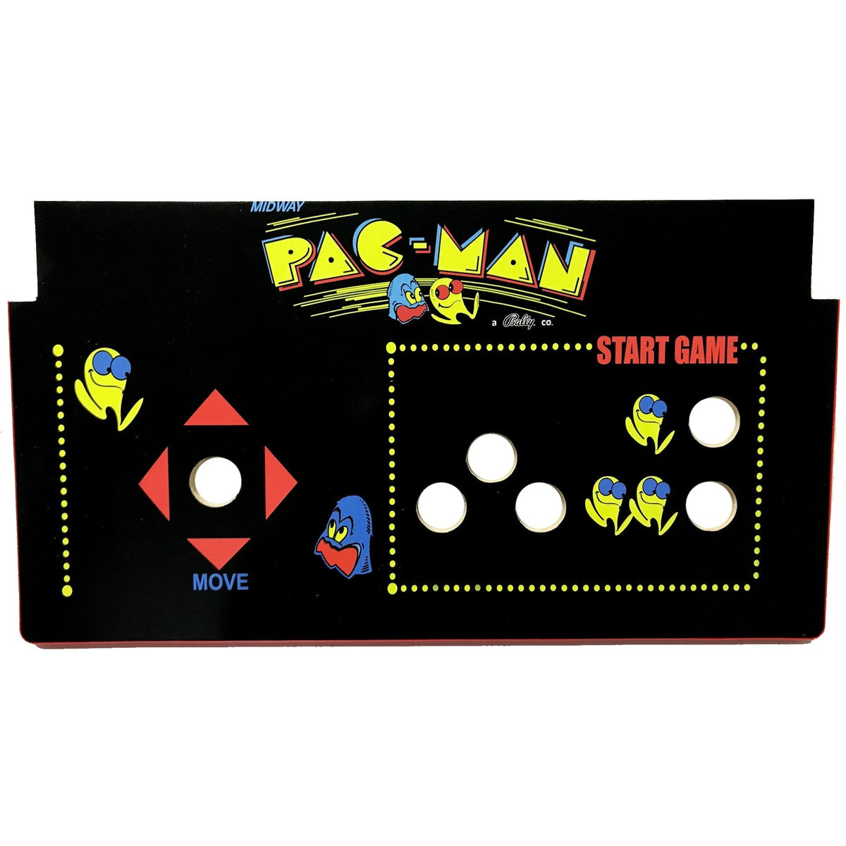Skinned Pac Man Replacement 60 In 1 Control Deck for Arcade1Up