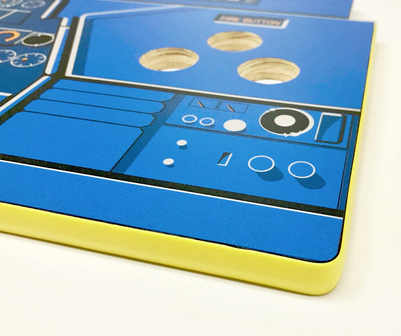 Skinned Space Invaders Replacement CPO Control Deck for Arcade1Up Arcade1Up