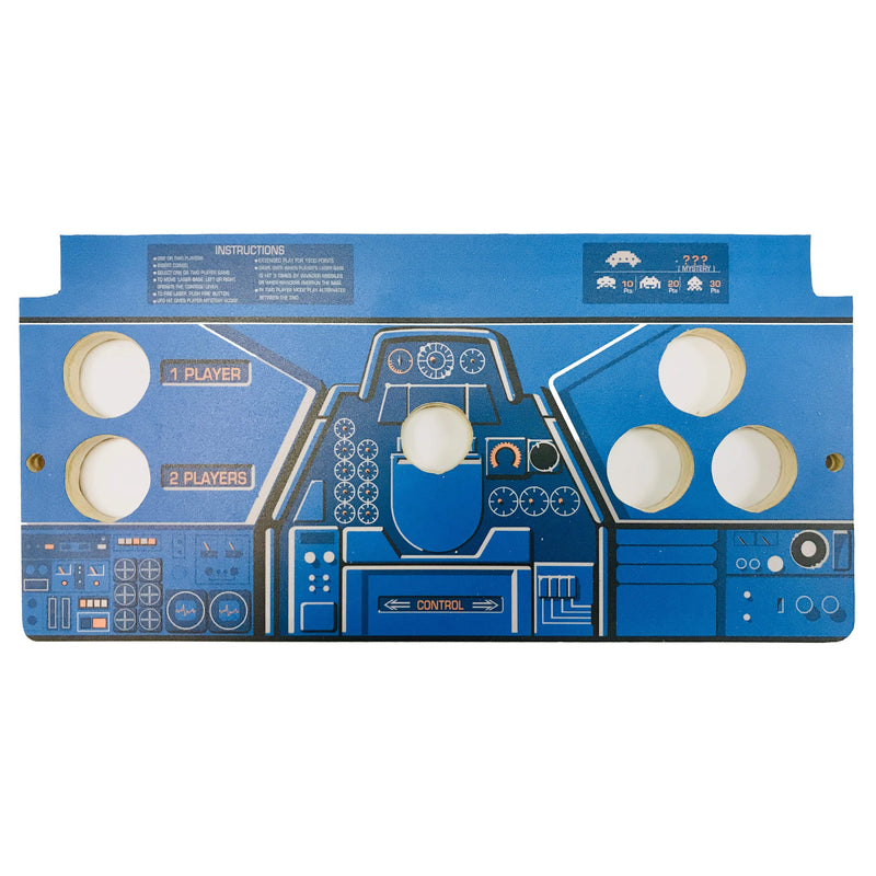 Skinned Space Invaders Replacement CPO Control Deck for Arcade1Up Gen1 Countercade Arcade1Up