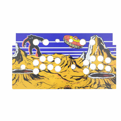 Skinned Space Invaders Replacement CPO Control Deck for Arcade1Up Nintendo Switch Conversion Arcade1Up