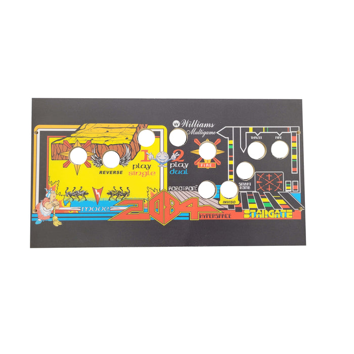 Skinned Williams 19 in 1 Replacement CPO Control Deck for Arcade1Up Legacy Arcade1Up