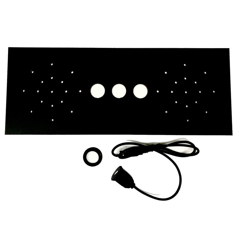 Speaker Grill Panel For Arcade1Up With Two 4 Inch Speakers & 3 Extra Holes With USB Exension Arcade1Up