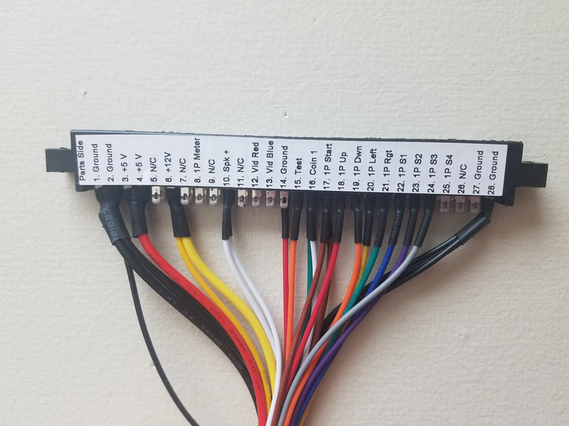60 In 1 Arcade Classic Custom Jamma Harness for Bartops Countertops & Arcade1Up Cables