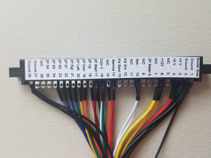 60 In 1 Arcade Classic Custom Jamma Harness for Bartops Countertops & Arcade1Up Cables