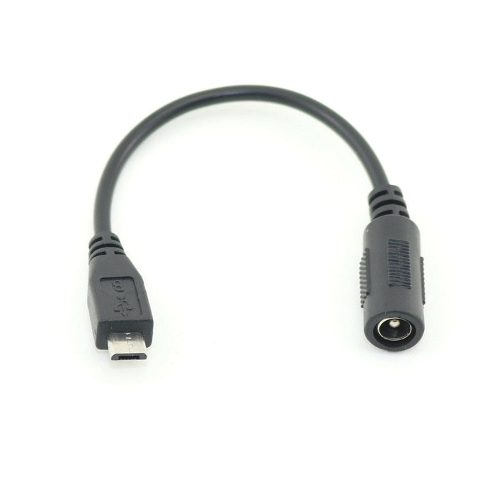 Ideel skrue hver for sig DC Power Supply Plug Adapter Female 5.5x2.1mm To Micro USB 5 Pin Power —  DIY Retro Arcade