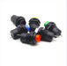 12mm 0.110 Terminal Push Button 6 Colors Momentary Control Panel