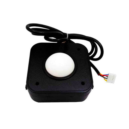 2.25 Inch White Ball Arcade Game Trackball Compatible with Jamma 60 in 1 Jamma Control Panel