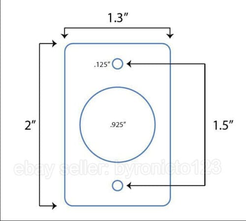 25 Cent Red Push For Credit Arcade LED Button Control Panel