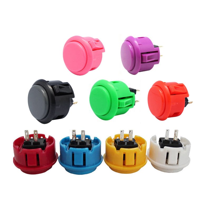 30mm Arcade Push Button Replaces Sanwa OBSN-30 OBSF-30 OBSC-30 Control Panel