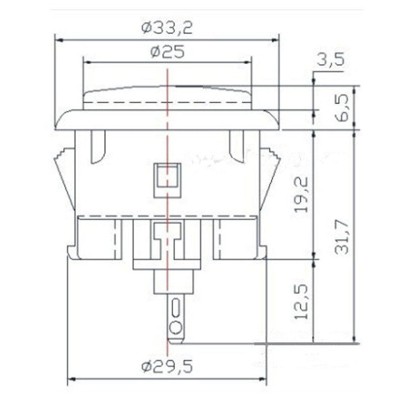 30mm Arcade Push Button Replaces Sanwa OBSN-30 OBSF-30 OBSC-30 Control Panel