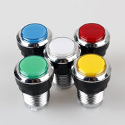 American Style Chrome Plating 24mm Hole Illuminated Push Buttons With Micro Switch Control Panel
